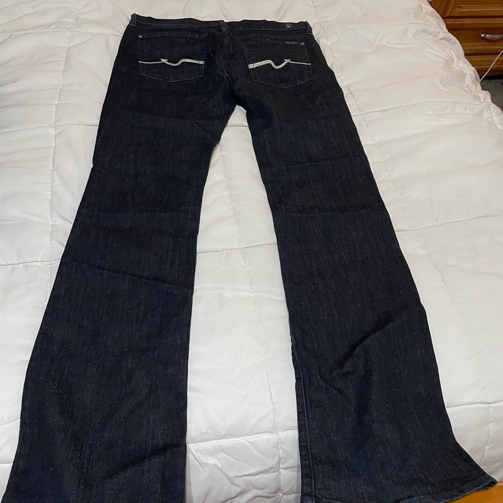 EUC 7 for all mankind bootcut jeans size 31x36